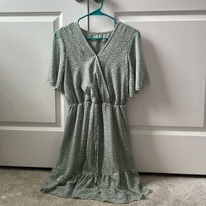 Green summery dress